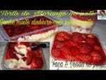 Torta de morango no pote. (Faça E venda)