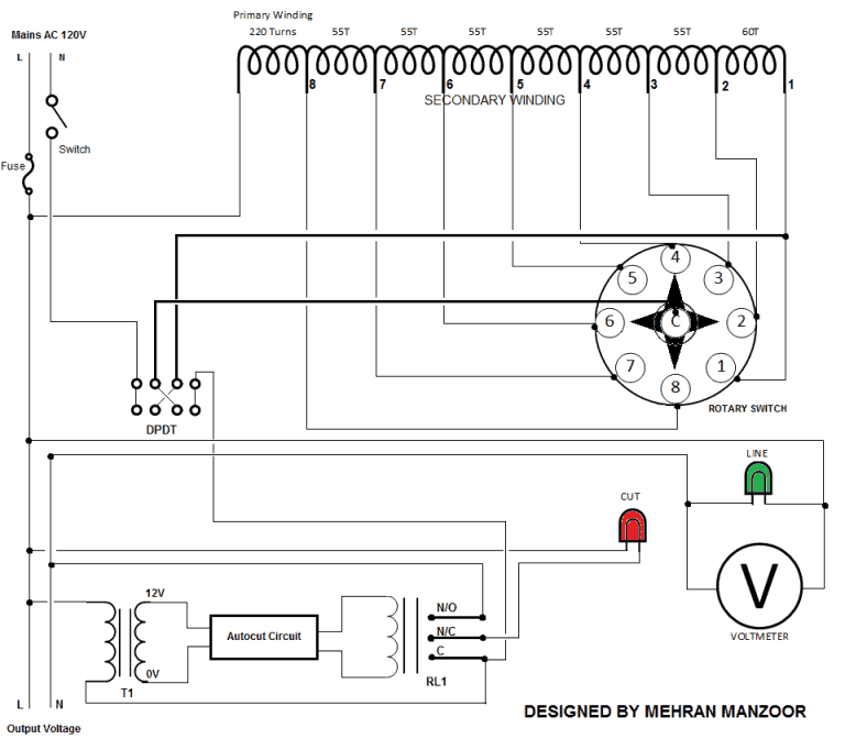 Circuito Regulador Automático de Tensão (AVR)