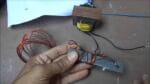 Controle de corrente por tapes solda elétrica ou fonte