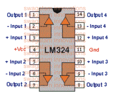 Como construir um circuito amplificador de microfone 1 Diagrama de pinos: