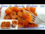 Doce de Mamão em calda no pote.