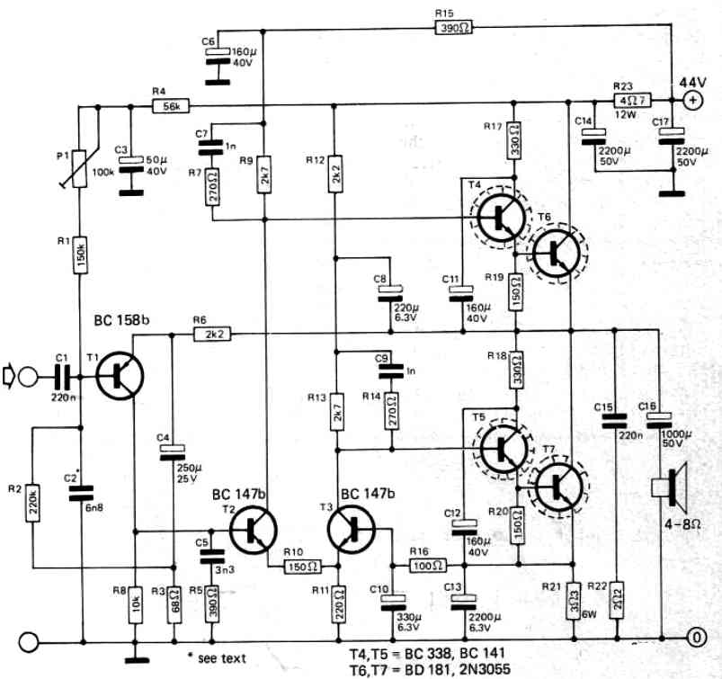 5) Outro circuito amplificador de boa classe