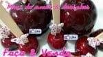 Maçã do amor, e docinhos de maçã do amor. (faça E venda)