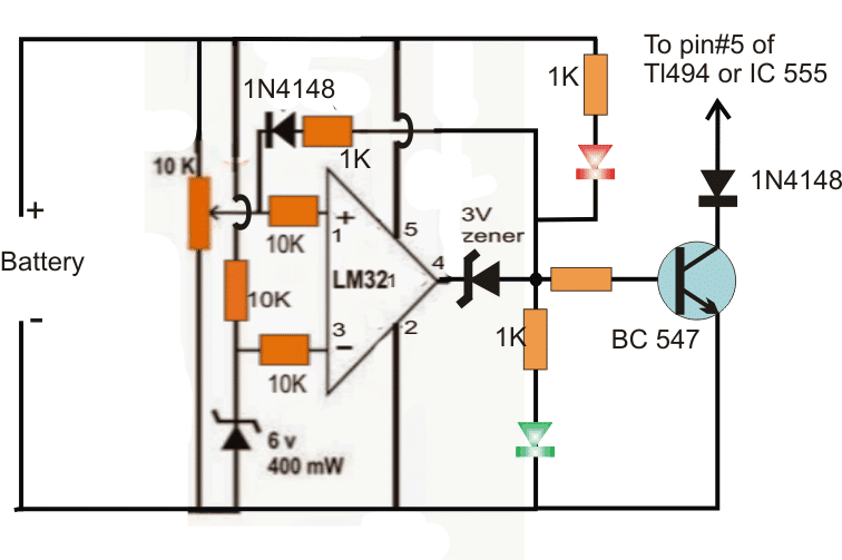 Como projetar um circuito inversor solar 5 Adicionando um corte de carga total à saída do conversor Buck