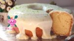 BOLO DE BAUNILHA COM COBERTURA DE LIMÃO