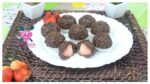 BRIGADEIRO RECHEADO COM MORANGO