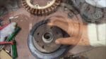 Gerador com motor de maquina de lavar 2 adaptando as peças