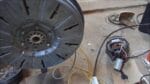 Gerador com motor de maquina de lavar 5 testes de bancada 2