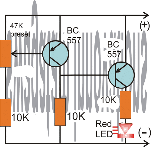 LED desligando com bateria cheia