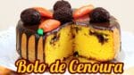 Bolo de Cenoura Fácil ( Já sai Recheado do Forno)