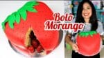 Bolo Morango | Como Fazer Bolo Morango | Bolo Morango Gigante | Strawberry Cake | Cakepedia