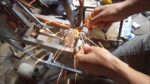 Mesa da solda ponto de pedal + linq de venda