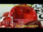 PUDIM DE MORANGO NO POTE(FACA,EVENDA)
