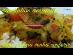 Sardinhas ao molho de tomate cebola e pimentão.