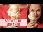 Sorvete de morango