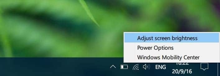 ajustar o brilho da tela no Windows 10 pic3