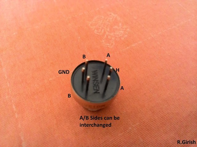 Sensor MQ-135 típico: