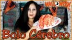 Bolo de Halloween | Bolo Cérebro para o Halloween | Bolo Cérebro Sangrento | DIY Halloween