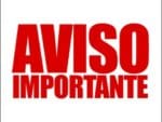 AVISO IMPORTANTE!!!