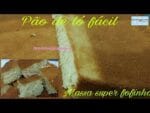 Pão de ló super fácil e fofinho.