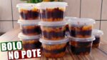 BOLO DE CENOURA NO POTE PARA VENDAS | Menino Prendado