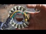 Estator de xt 250 rebobinamento parte 1