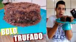 COMO FAZER BOLO DE CHOCOLATE TRUFADO DELICIOSO | Menino Prendado
