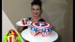 Bolo capitão america Culinaria-em-Casa