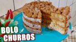 BOLO CHURROS NAKED CAKE FÁCIL E DELICIOSO | Menino Prendado