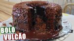 BOLO VULCÃO DE CHOCOLATE | Menino Prendado