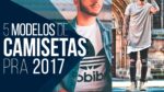 CAMISETA MASCULINA: 5 Modelos pra 2017 – Tendências Masculinas #23