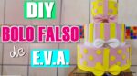 COMO FAZER BOLO FALSO DE EVA PARA ANIVERSÁRIO | Menino Prendado