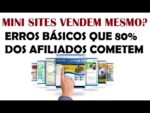 ⚠Vender na internet sem aparecer| Porque seu mini site não vende erros graves que a maioria comete
