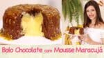BOLO de CHOCOLATE recheado com MOUSSE de MARACUJÁ | TPM, pra que te quero?
