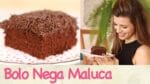 BOLO NEGA MALUCA (Bolo de Chocolate com Brigadeiro!)  | TPM, pra que te quero?