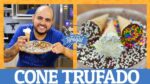 COMO FAZER CONE TRUFADO DE CHOCOLATE E DE BEIJINHO | Receitas de Páscoa | Ana Maria Brogui #472