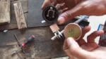 Dimmer para o chuveiro com dissipador no cano de agua