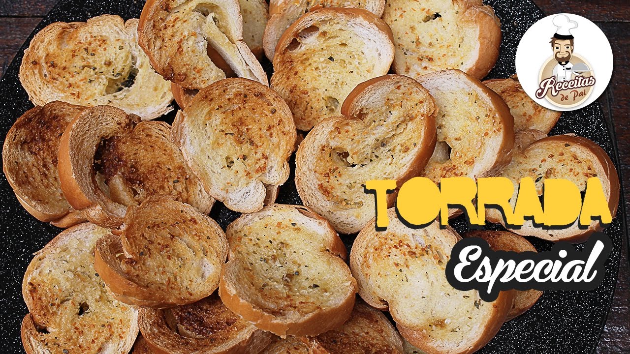 TORRADAS COM PÃO VELHO RECEITA ESPECIAL #115 Receitas de Pai - AxTudo