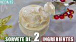 SORVETE CASEIRO COM 2 INGREDIENTES FÁCIL E RÁPIDO ft. RECEITAS DE PAI #VEDA15 | Menino Prendado