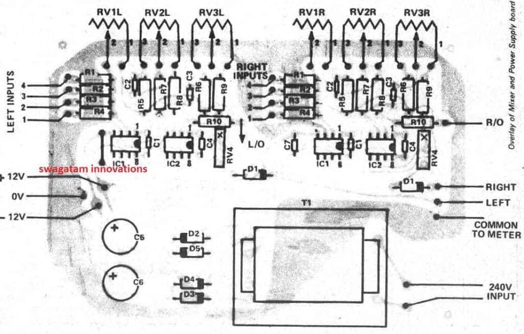 MISTURADOR E FONTE DE ALIMENTAÇÃO
