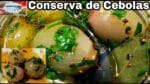 CONSERVA CASEIRA DE CEBOLAS.