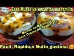 Musse de Maracujá Com Chocolate,Para o dia Das Mães ❤️.