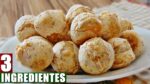 PÃO DE QUEIJO COM 3 INGREDIENTES SUPER FÁCIL E RÁPIDO | Menino Prendado