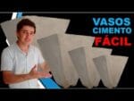 Aprenda a Forma mais fácil de fazer um Vaso de cimento de 20 litros Passo a Passo