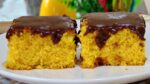 BOLO DE CENOURA COM BRIGADEIRO FÁCIL E RÁPIDO | Menino Prendado