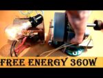 Faça um gerador de energia livre com um motor BLDC da impressora DIY