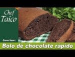 Bolo de chocolate rápido – Chef Taico