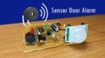 como fazer circuito de alarme de porta automática fácil com sensor PIR
