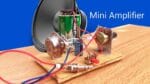 Como fazer mini fácil amplificador de bateria de 9 V