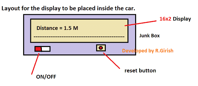 Circuito Sensor de Estacionamento Reverso de Carro com Alarme 11 Receptor: